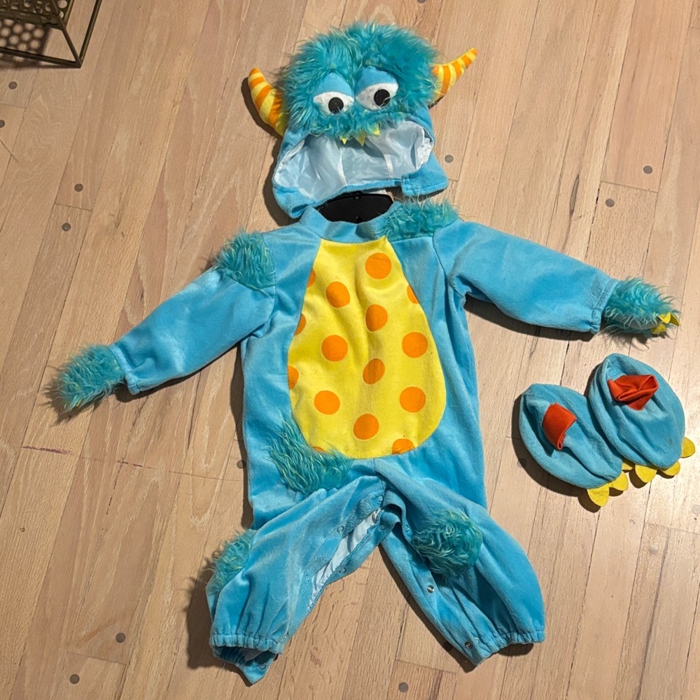 Blue Monster Kids Costume